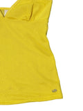 Yellow Mesh Spaghetti Strap Camisole (XS)