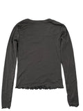 John Colt Cali Black V-Cut Vintage Top (S)