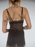 Grey Lace dress