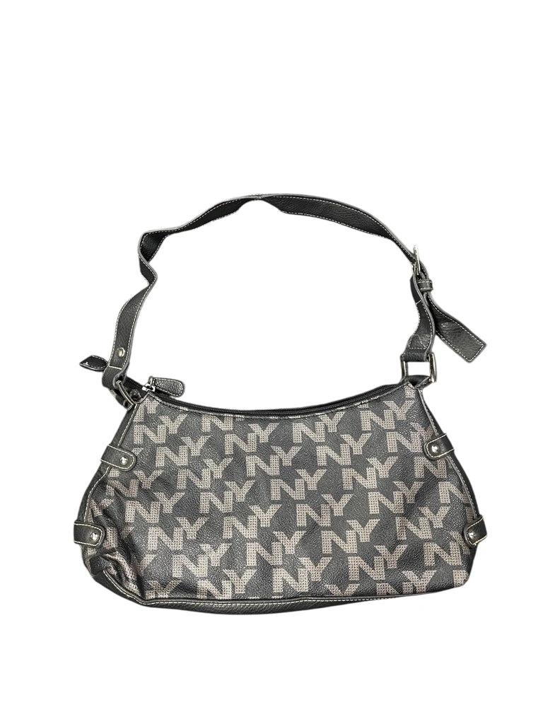 NY Monogram Black Shoulder Bag (ONESIZE)