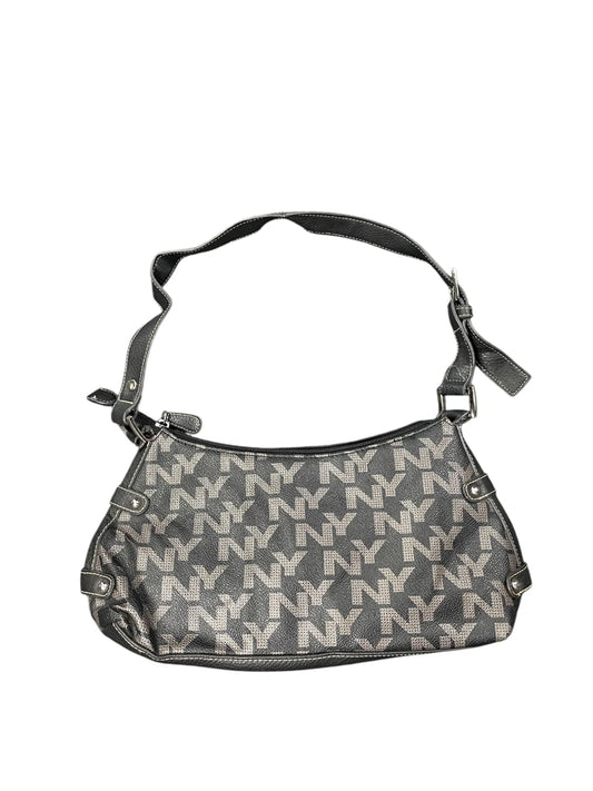 NY Monogram Black Shoulder Bag (ONESIZE)