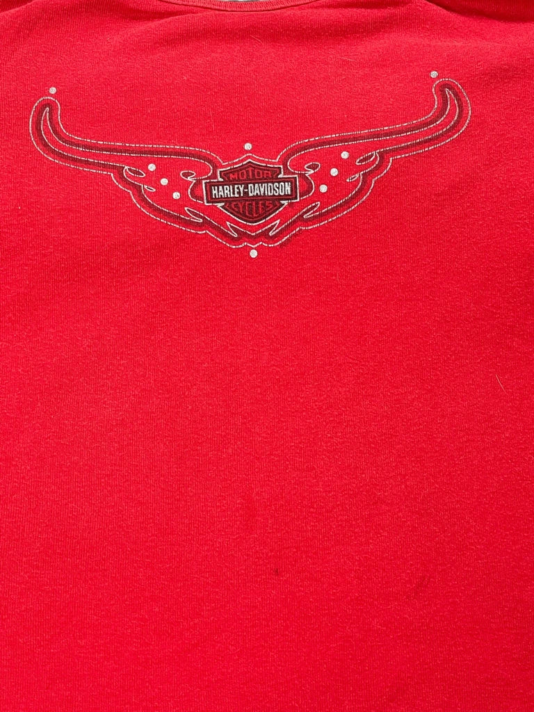Crimson Harley Ring Strap Top (XL)
