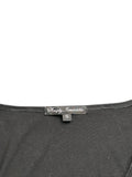 Black Long Belt Detail Dress Top (S)