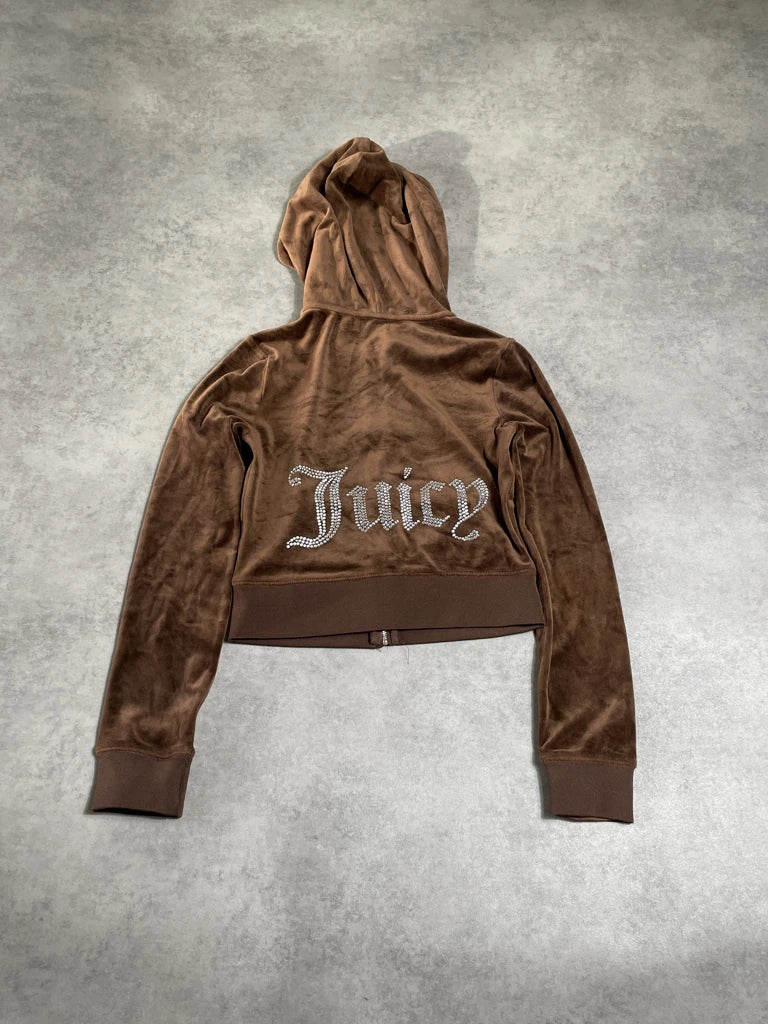 juicy couture crop hoodie (S)