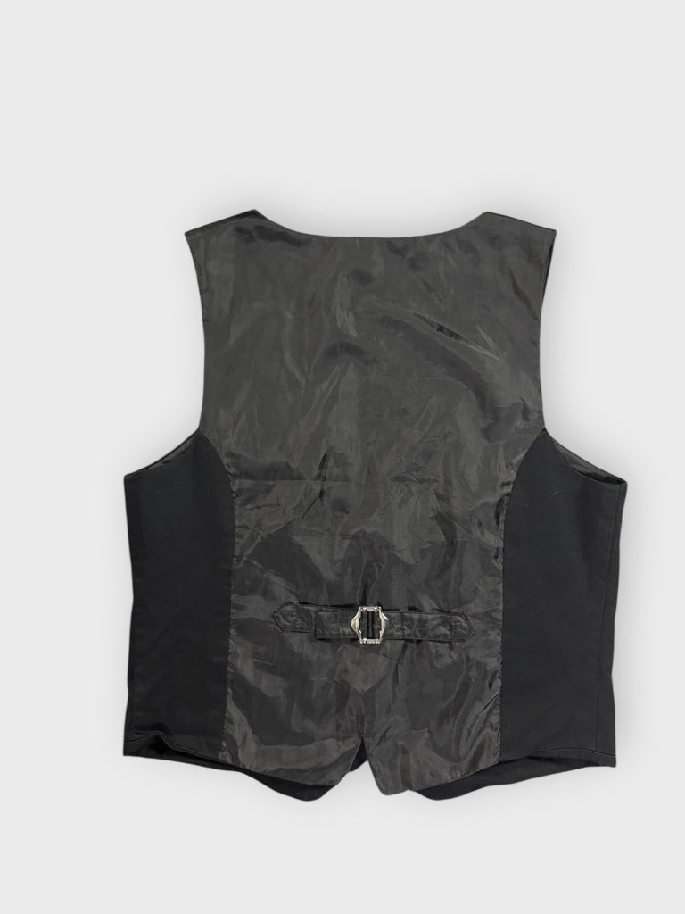 BB Bianco Classic Black Tailored Vest Women (L)