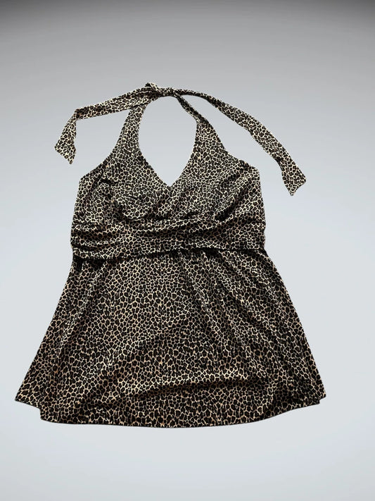 Leopard Neckholder Top (M)