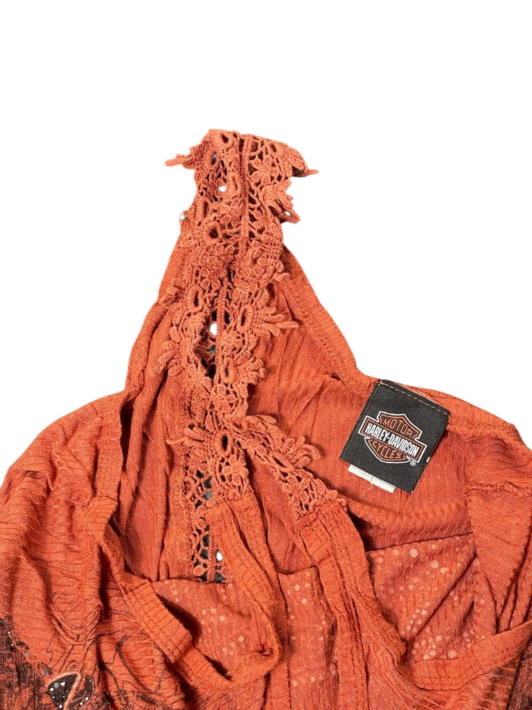Harley Davidson Rhinestone top (L)