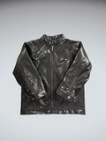 Kenneth Cole Reaction Black Leather Jacket Women (S)