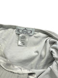 Silver Satin Halterneck Pleated Party Top (S)