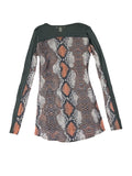 Weston Wear grey snakeskin top (S)