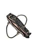 Black and Pink Trim Tote Bag (ONESIZE)