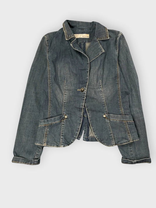 Extyn Denim Fitted Blazer (M)