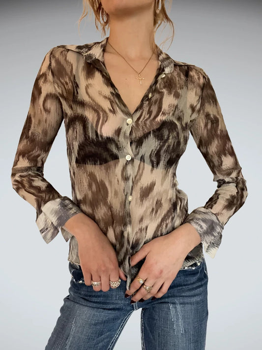 Washed Grey Blouse