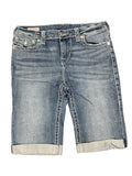 True Religion Light Wash 3/4 Vintage Denim Pants (L)