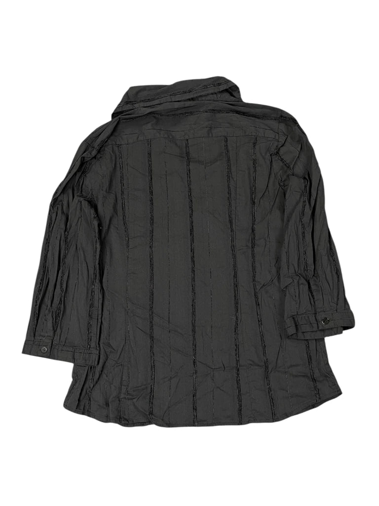 Optimum Black V-Cut Cotton Dress (L)
