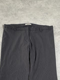 striped elegant pants (L)