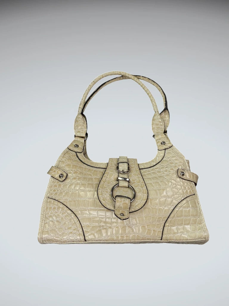 Yellow Snakeskin Effect Shoulder Bag (ONESIZE)