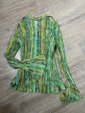 Green blouse