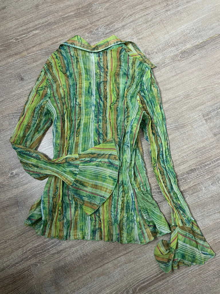 Green blouse