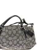 Coach NY Black Monogram Shoulder Bag (ONESIZE)