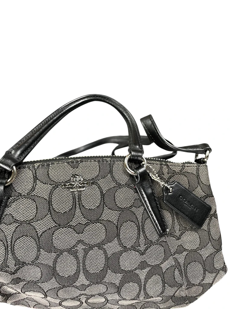 Coach NY Black Monogram Shoulder Bag (ONESIZE)