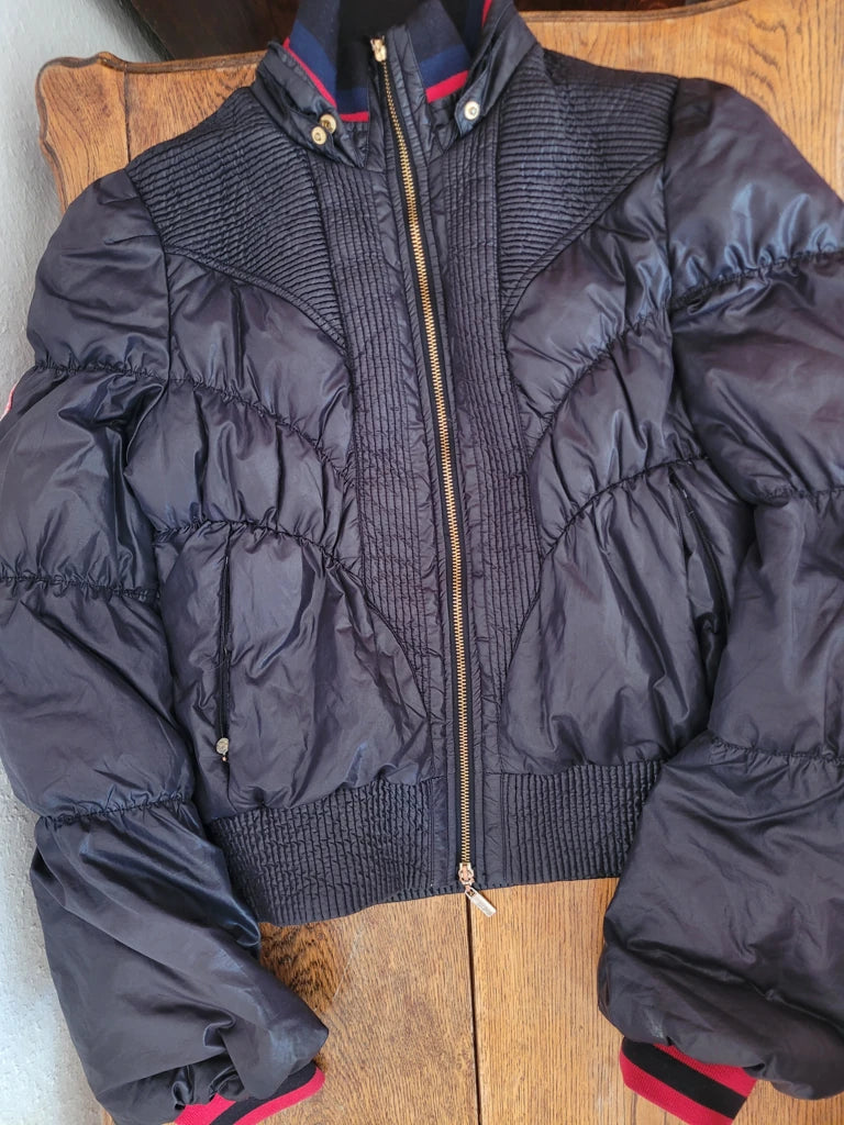 Black puffer jacket