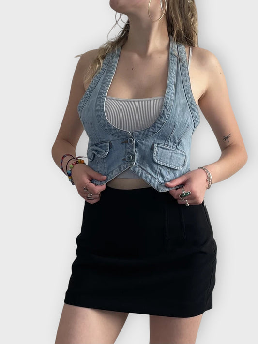 fast lane – cropped light vest (S?)