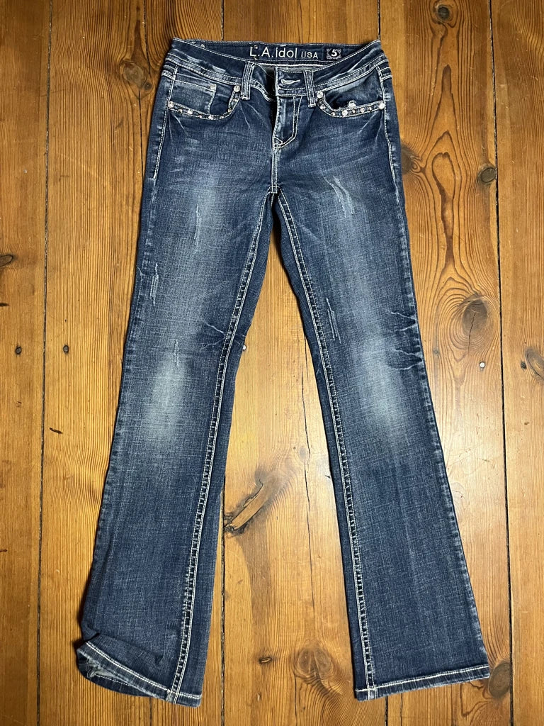 Blue Jeans with Glitter