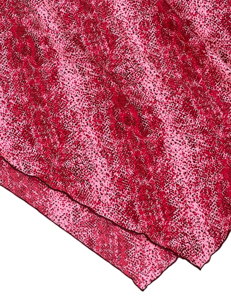 Pink midi skirt with feminine flow by X Hilaration (L)