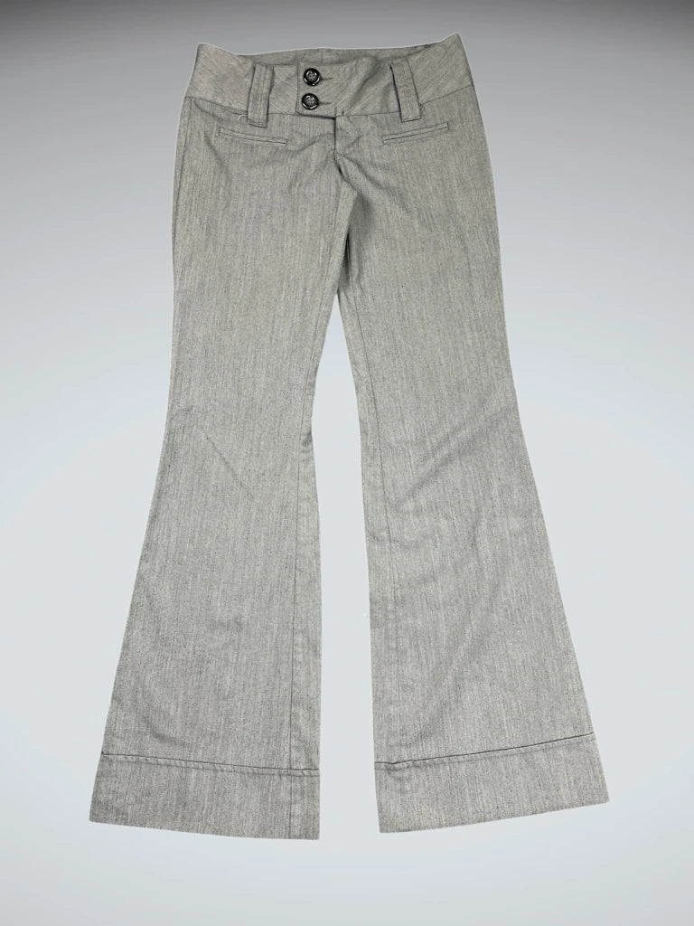 Grey Bootcut Trousers (S)