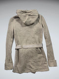 Le Chateau Beige Genuine Leather Coat (XS)
