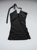 Black Halter Bikini Style Top (S)