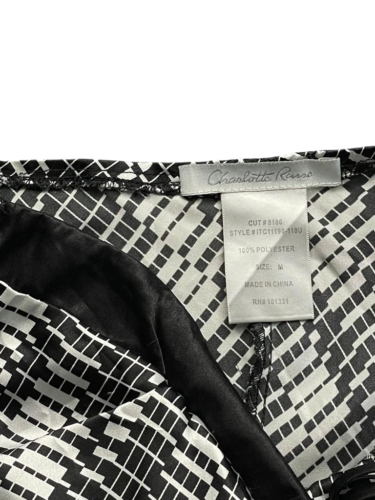 Black and Grey Vest Blouse Combo (S)
