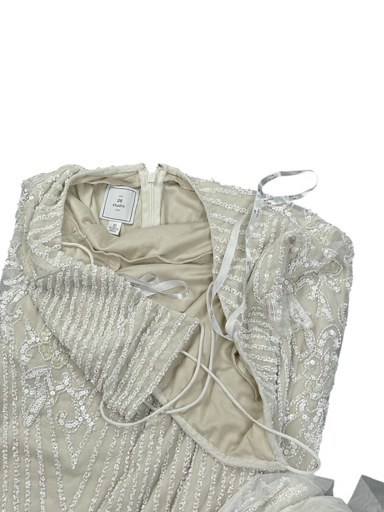 DB Studio White Maxi Dress (M)