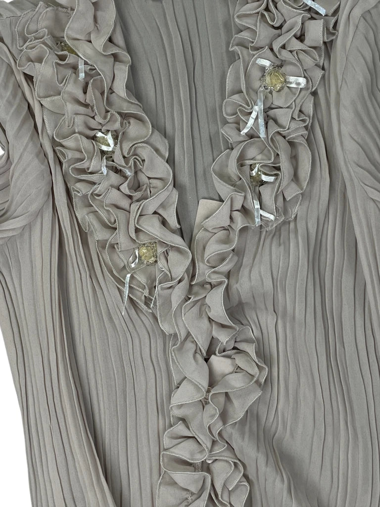 Jaipur Beige Vintage Summer Top (M)