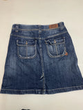 Vintage Dark Wash Denim A-Line Button Skirt Pepe Jeans (M)