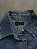 Denim button up shirt