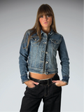 Maurices Blue Classic Denim Jacket Women (S)