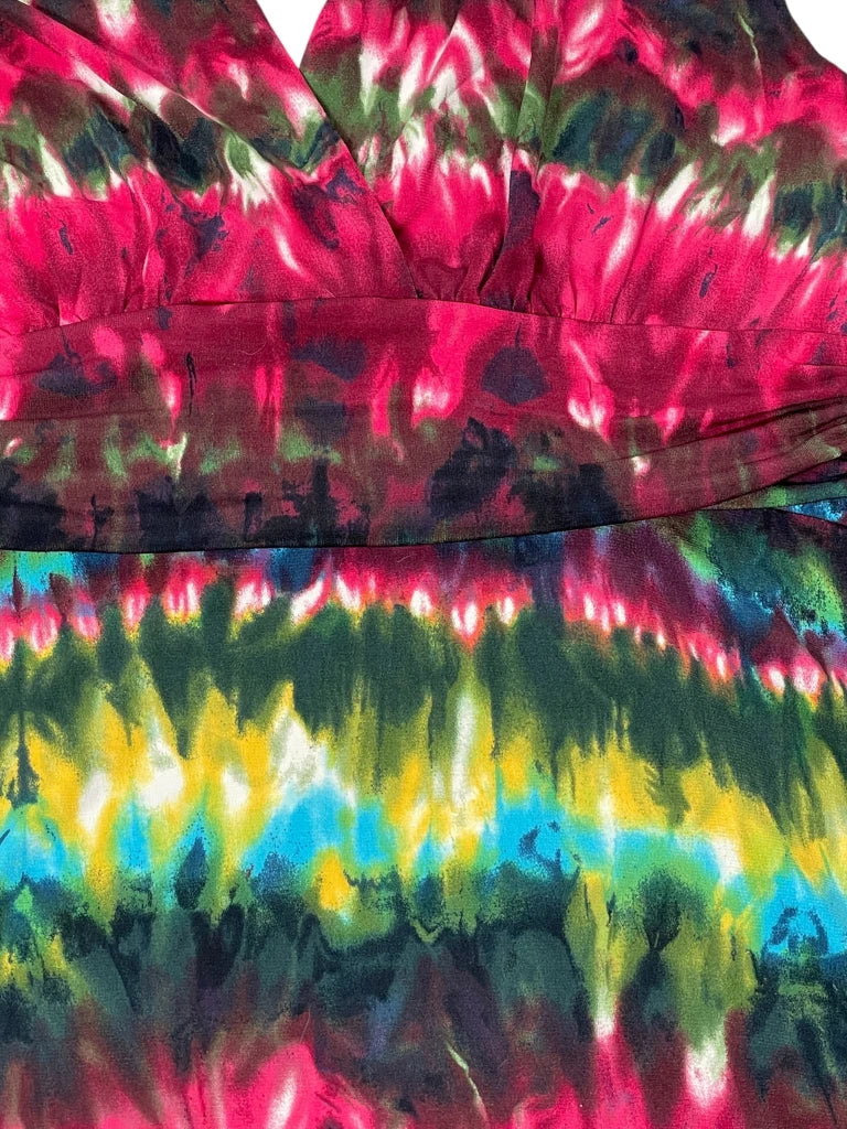 Psychedelic Tie Dye Halter Top (S)