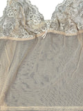Light Blue Shiny Pattern Dress (L)