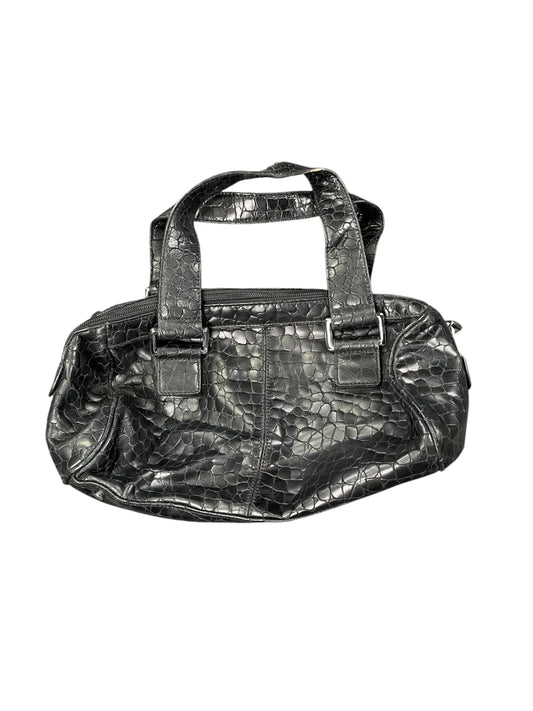 Oroton Black Croc Embossed Shoulder Bag (ONESIZE)