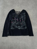 corset long sleeve top