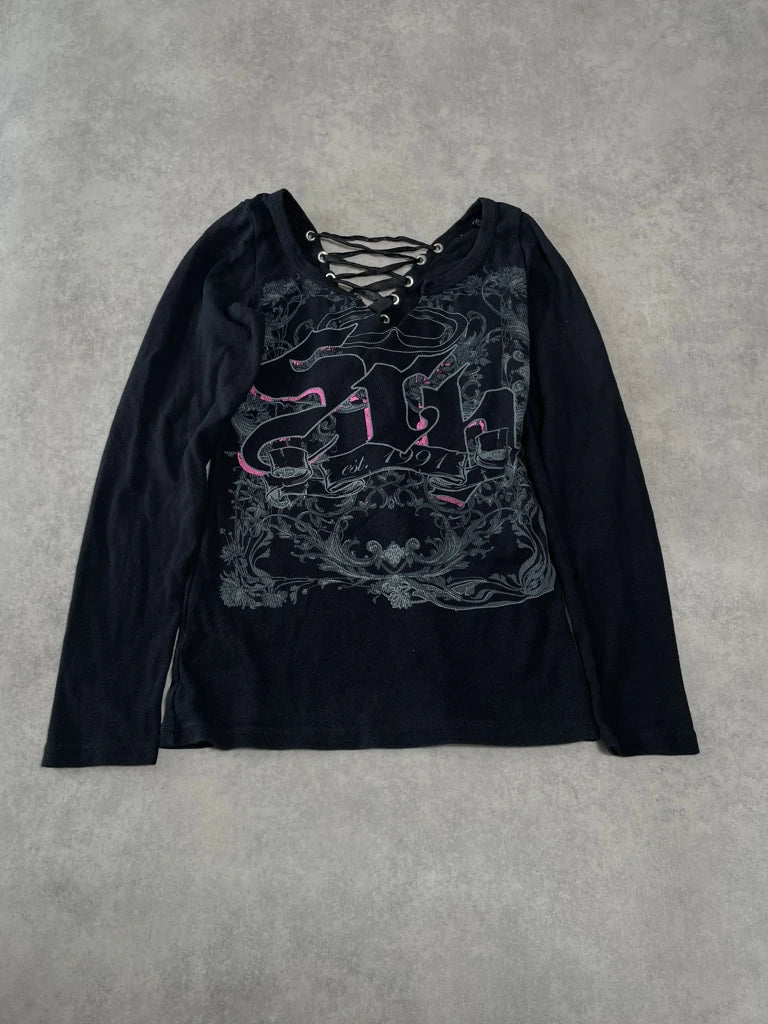 corset long sleeve top