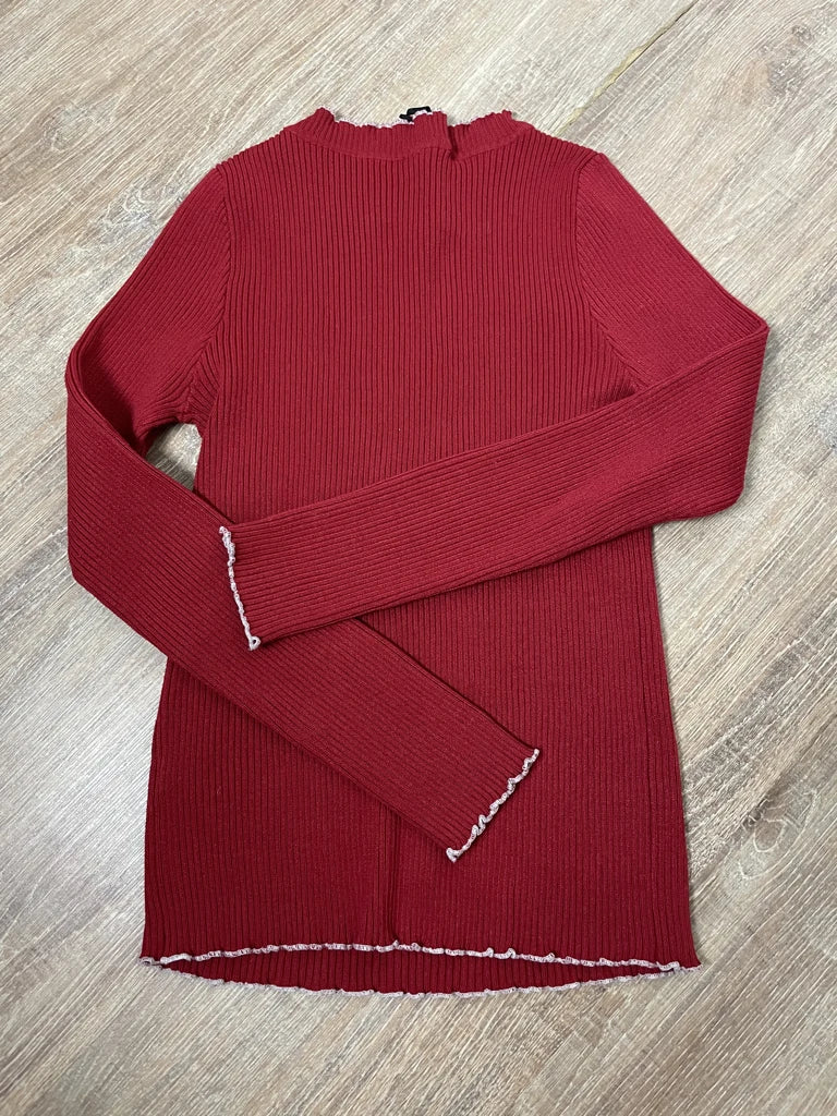 Red sweater