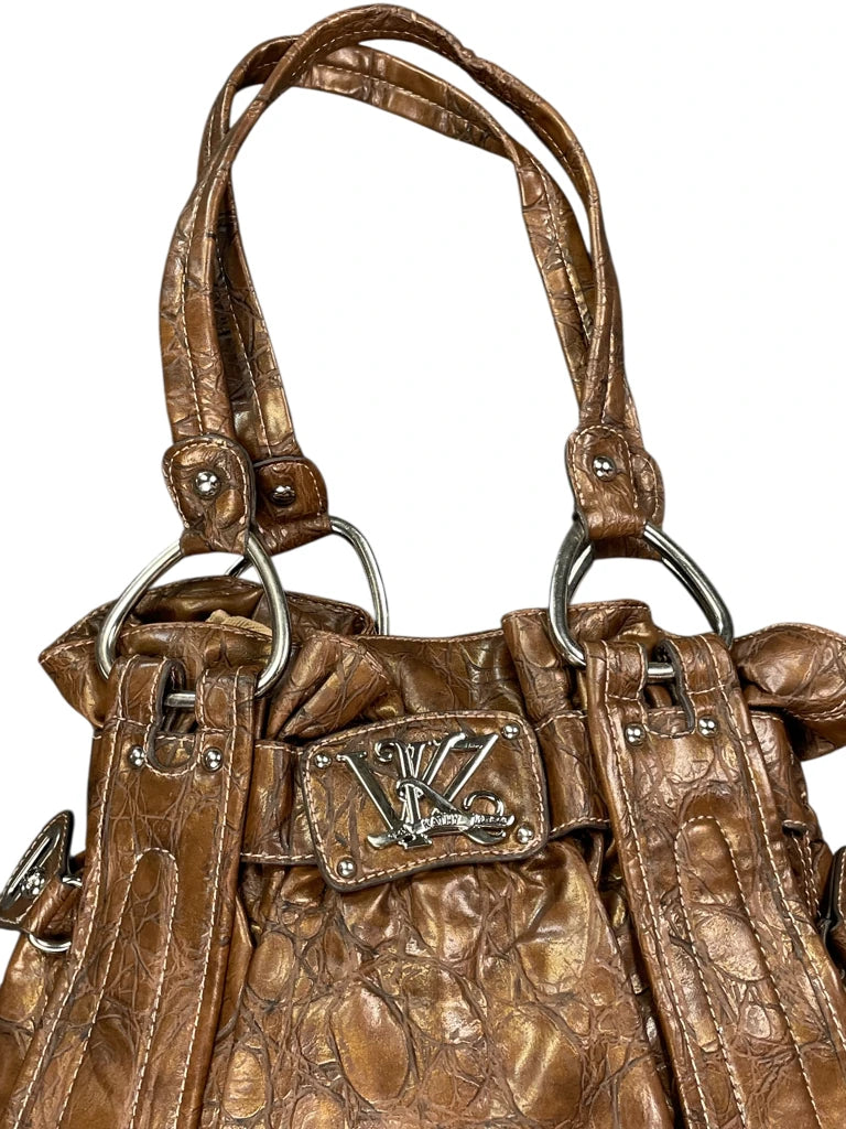 VKZ Kathy Bronze Croc Effect Bag (ONESIZE)