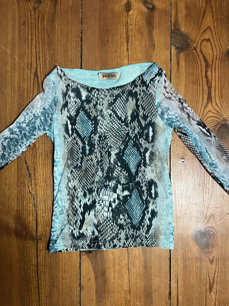 Longsleeve with Snake Print