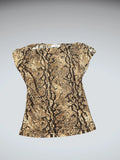 Shiny Snakeskin Top (M)