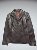 Cole Haan Purple Lamb Leather Jacket (L)