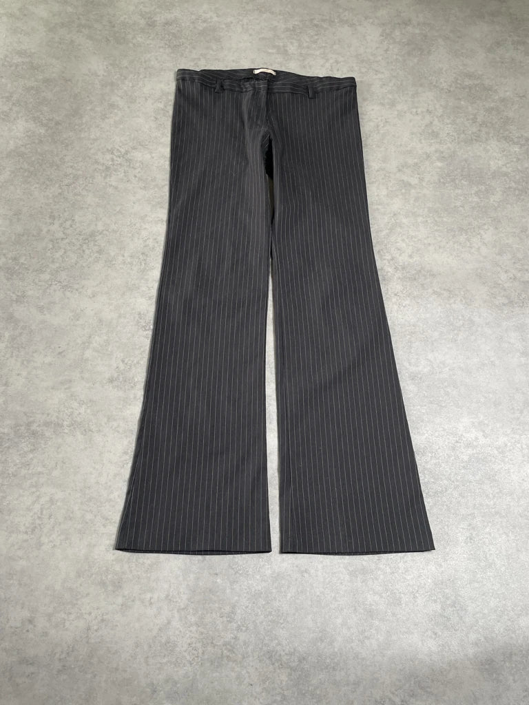 striped elegant pants (L)