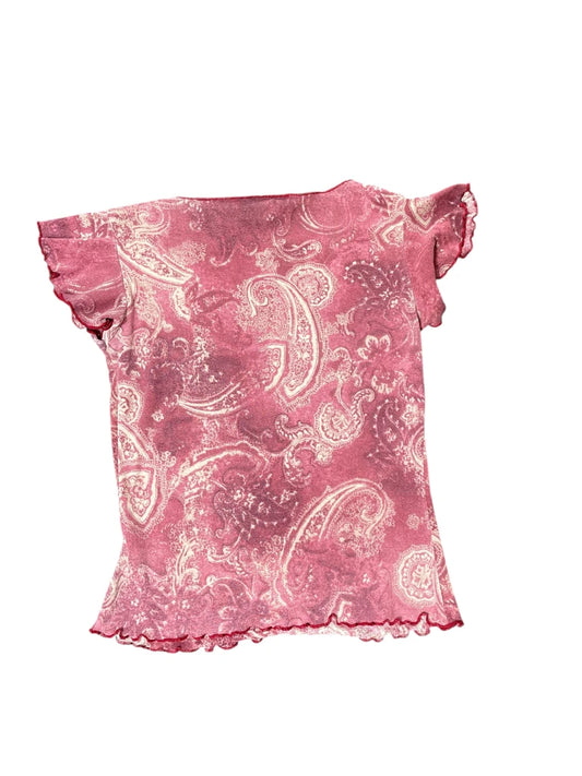 Boho Paisley Mesh Top (M)